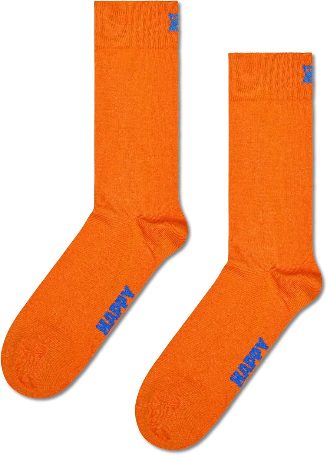 imageHappy Socks Solid Colored Sock Set For Men and Women Made with Sustainable Organic Cotton3pack Blue white Red