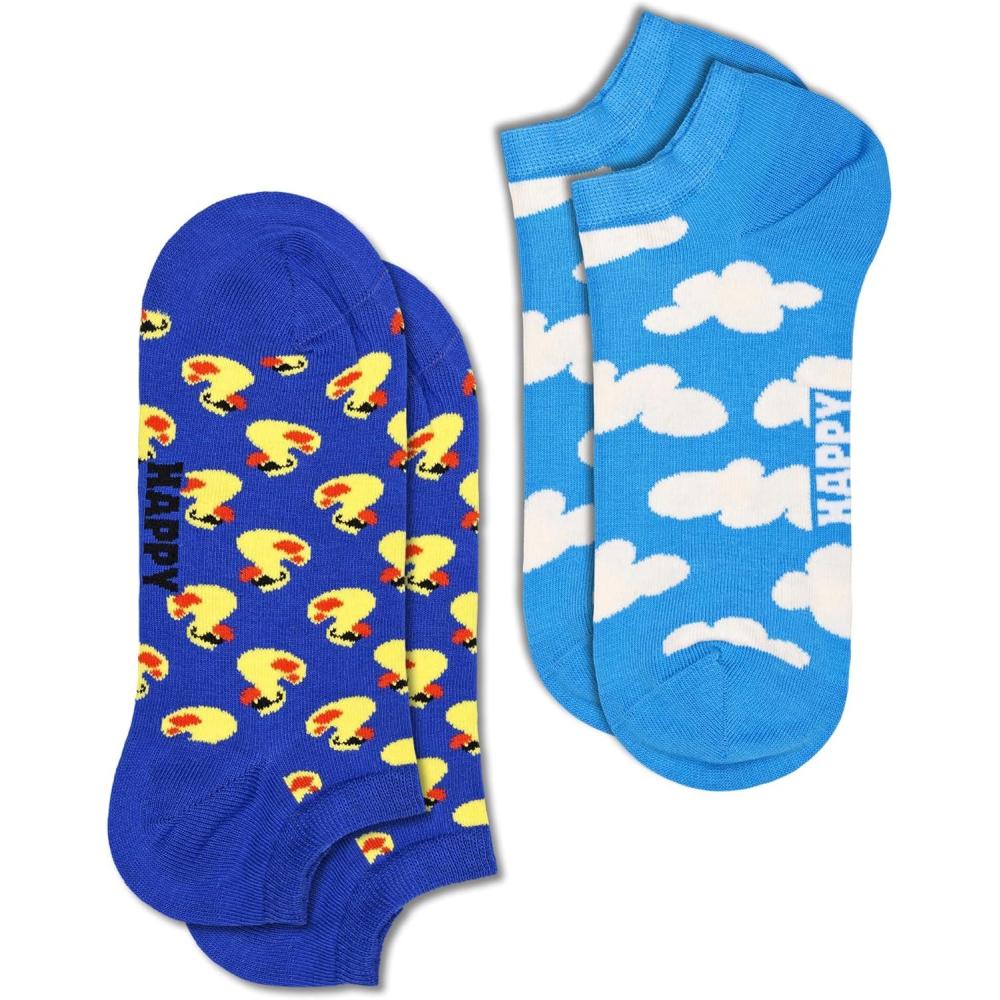 imageHappy Socks Holiday Styles for Men ampamp Women Halloween Valentines ampamp Fathers Day with Gift Boxes2pack Rubber Duck Low Sock