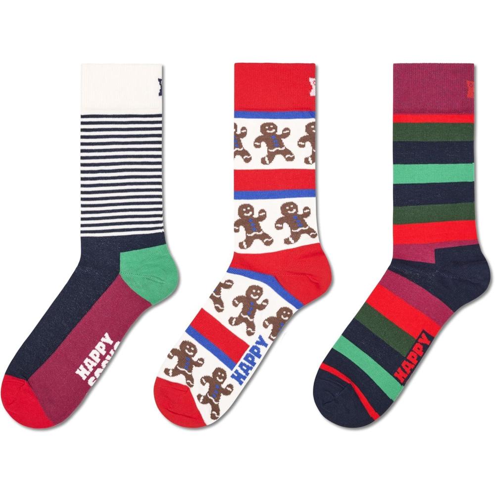 imageHappy Socks Unisex 3pack Holiday SocksRed
