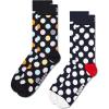 imageHappy Socks Classic Big Dot Design Crew Socks for Men and Women made with Sustainable Organic Cotton  Multicolor  size SmallMedium  2Pack