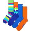 4-pack Blue and Orange Mix Socks