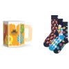 imageHappy Socks Wine Coffee Beer ampamp Beverage Themed Gift Socks For Men and Women made with Sustainable Cotton3pack Beer Glass Socks Gift Set