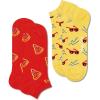 imageHappy Socks colorful and fun low ankle socks 2Pack Pizza Slice Low Socks size 911