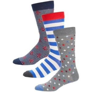 Happy Socks 3-Pack Pattern Socks(Anchor)