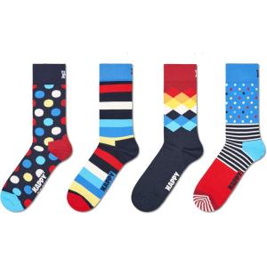 Happy Socks 4-Pack Classic Socks(Blue)