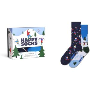 Happy Socks Crew Socks-Winter Sport & Skiing-2-Pack Gift Box Set-Medium/Large