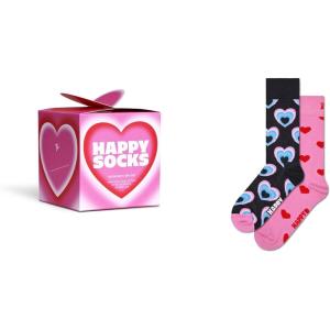 Happy Socks Holiday Styles for Men & Women, Halloween, Valentine’s & Father’s Day with Gift Boxes(2-pack Valentine’s Socks Gift Set)