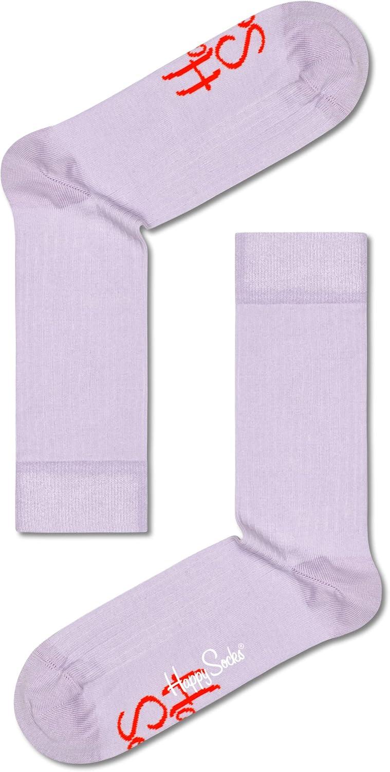 imageHappy Socks Solid Colored Sock Set For Men and Women Made with Sustainable Organic Cotton US Alpha Medium Large Regular Regular 3Pack Color Smash Socks Gift Set