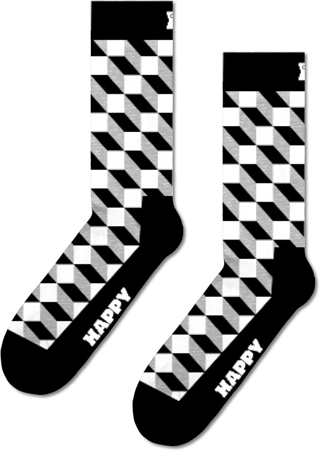 imageHappy Socks Unisex Adult P003098Filled Optic Gift Box 4pack
