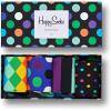 imageHappy Socks Classic StripesDots ampamp Argyle CrewSocks Made with Sustainable CottonSmallMedium4Pack Gift Set