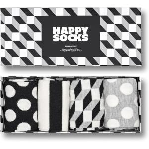 Happy Socks Unisex Adult P003098(Filled Optic Gift Box 4-pack)