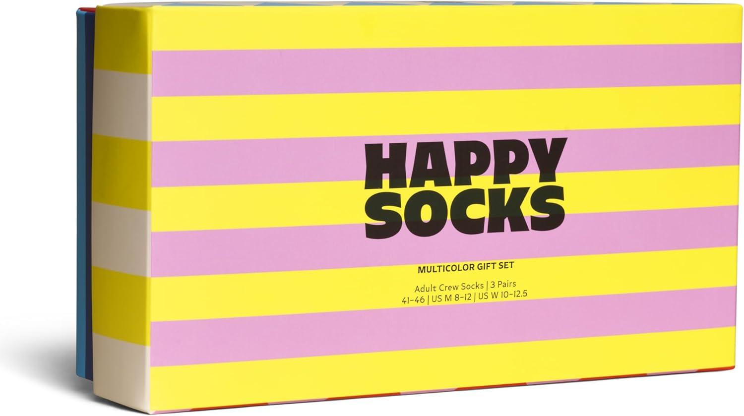 imageHappy Socks 3Pack Gift SetChecks and Stripes