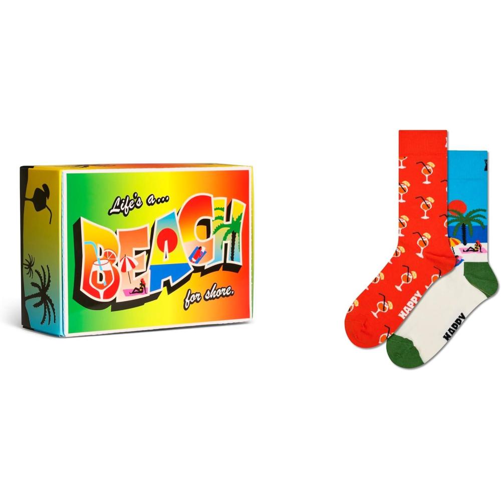 imageHappy Socks 2Pack Gift SetBeach Life