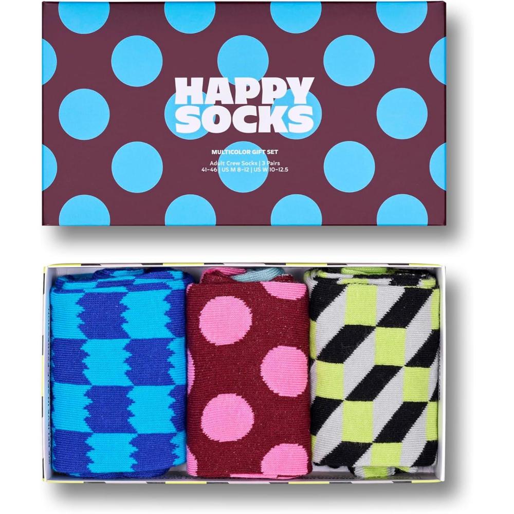 imageHappy Socks 3Pack Gift SetMulticolor