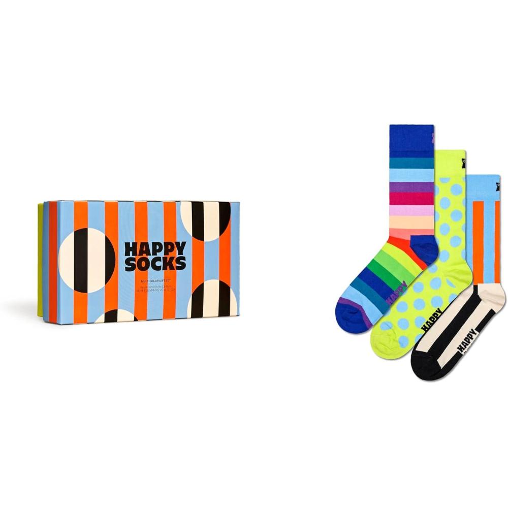 imageHappy Socks 3Pack Multicolor Socks Gift SetBlue