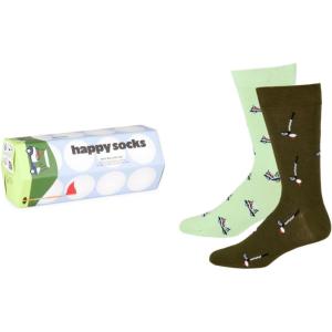 Happy Socks 2-Pack Gift Set(Green Golf)