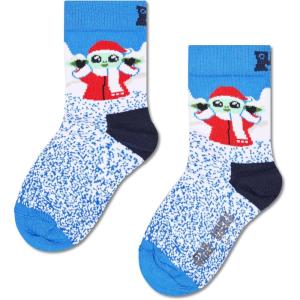Happy Socks boys Kids Star Wars™ Santa Grogu Sock(Blue)