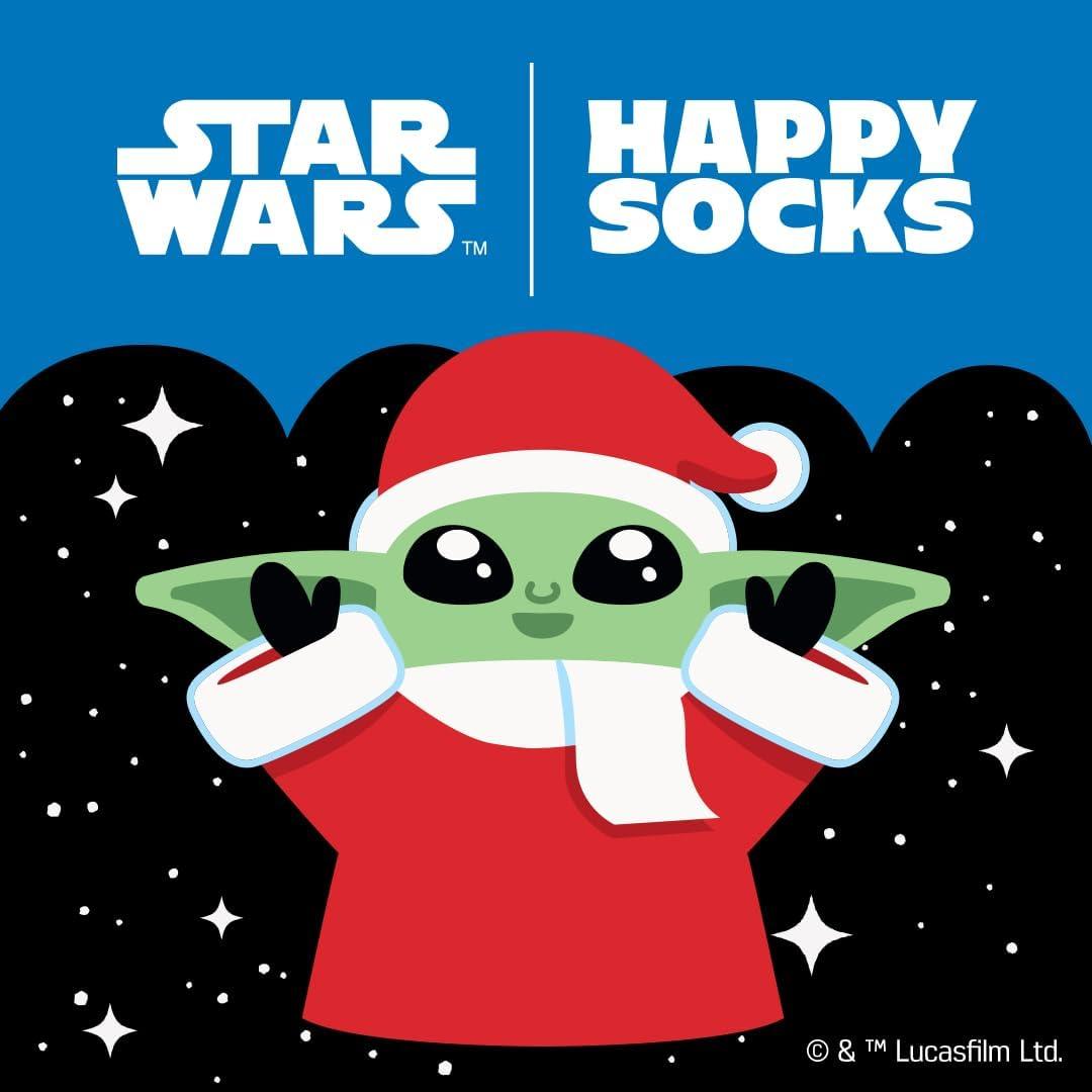 imageHappy Socks Boys Kids Star Wars Mandos Little Helper SockBlack