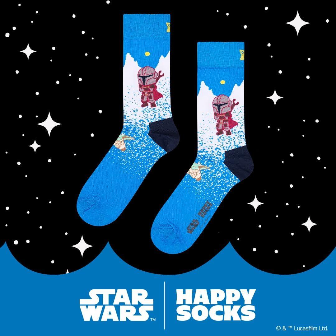 imageHappy Socks Star Wars This is The Way SockBlue