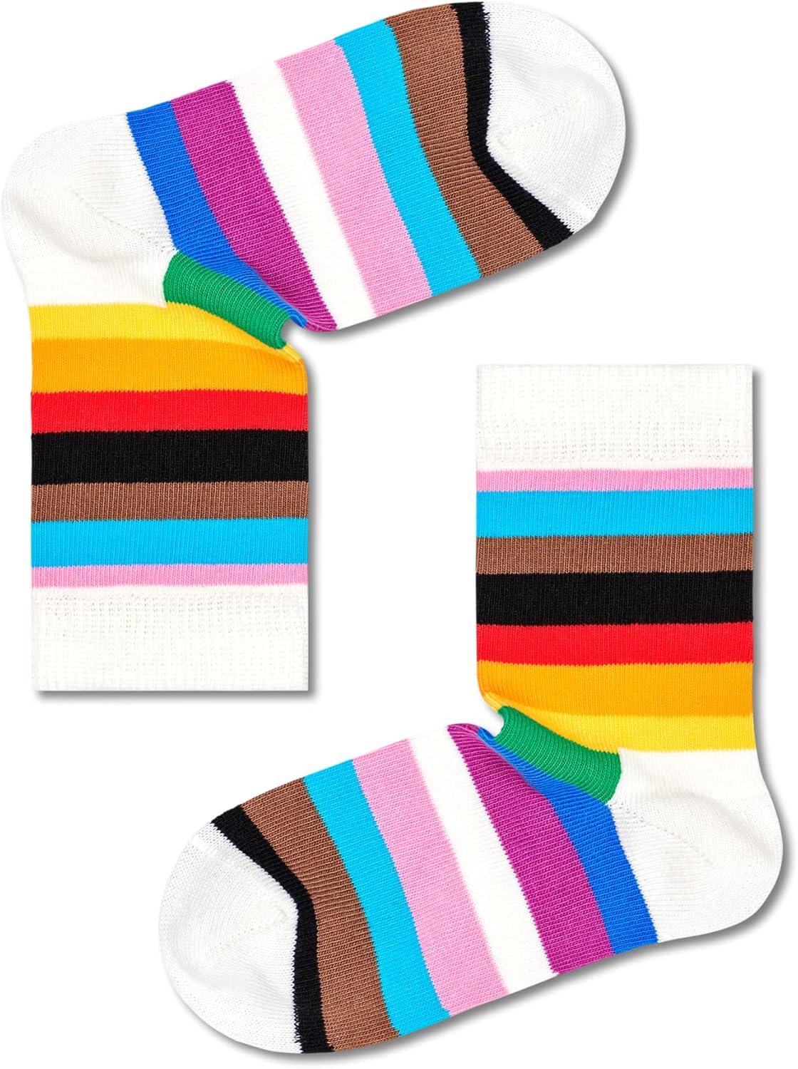 imageHappy Socks Boys 3Pack Kids Pride Socks Gift SetWhite