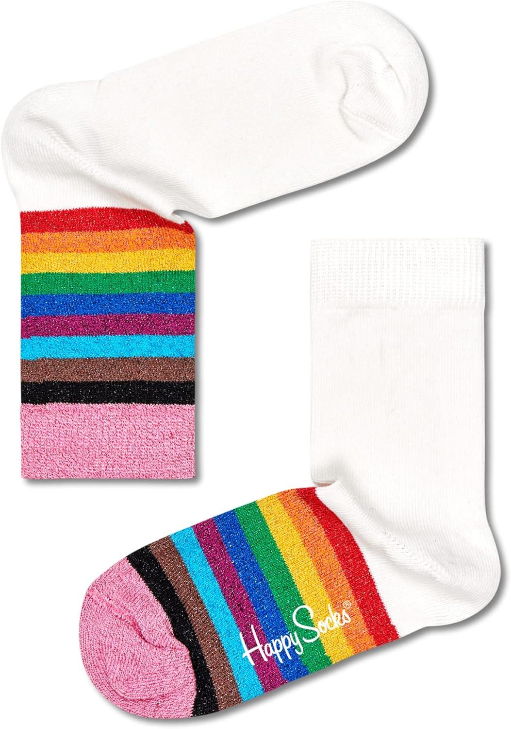 imageHappy Socks Boys 3Pack Kids Pride Socks Gift SetWhite