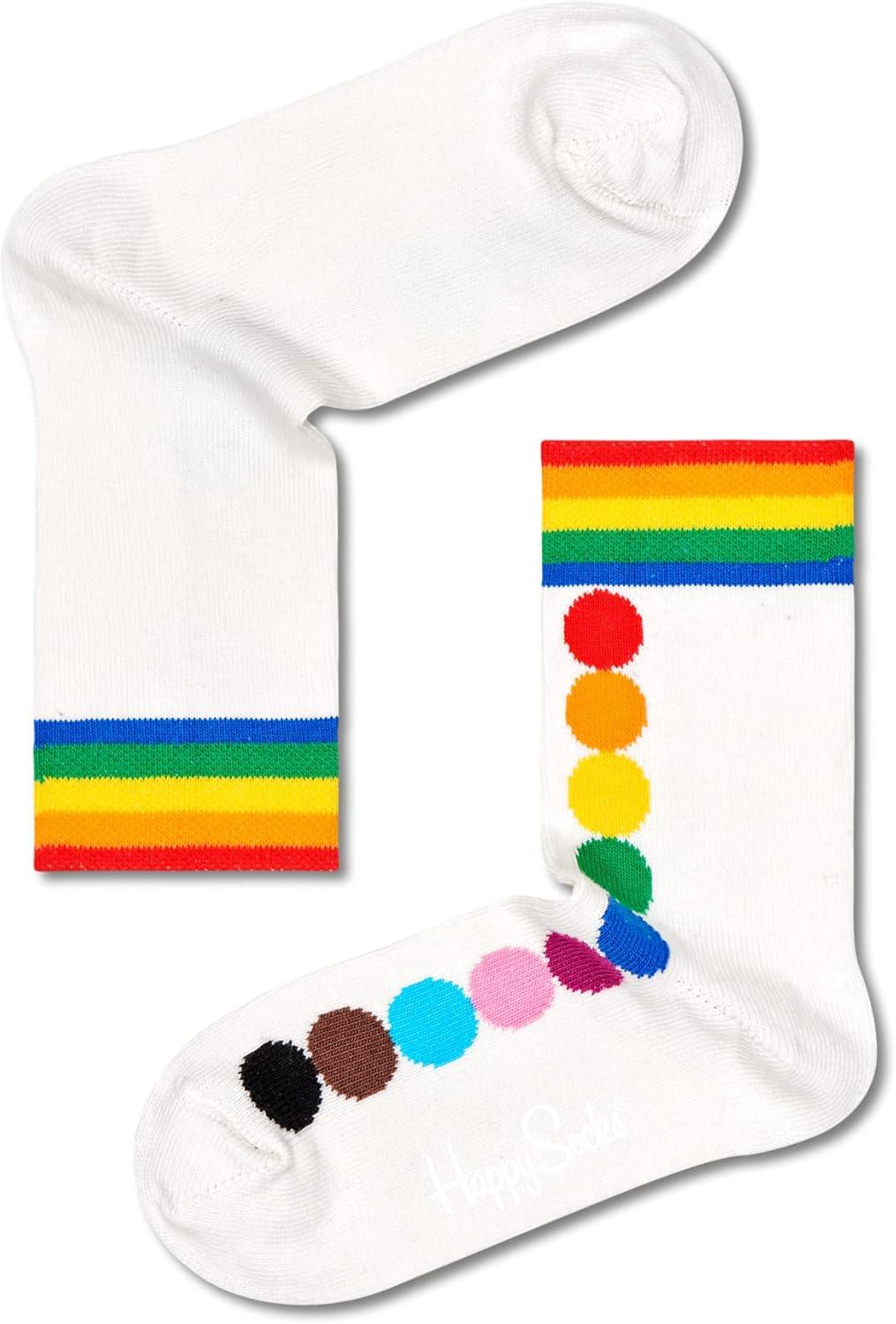 imageHappy Socks Boys 3Pack Kids Pride Socks Gift SetWhite